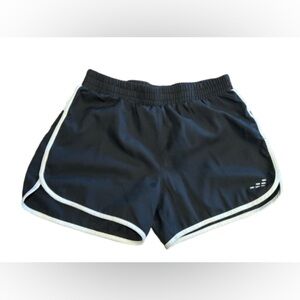 BCG Girls Black and White Athletic Shorts with Mesh Size Large 12-14